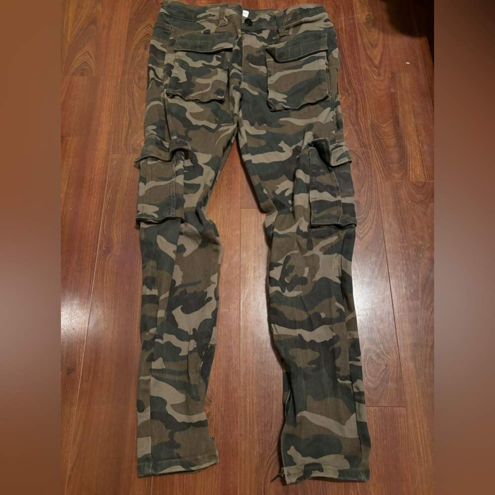 fashionova camo worker cargo pants